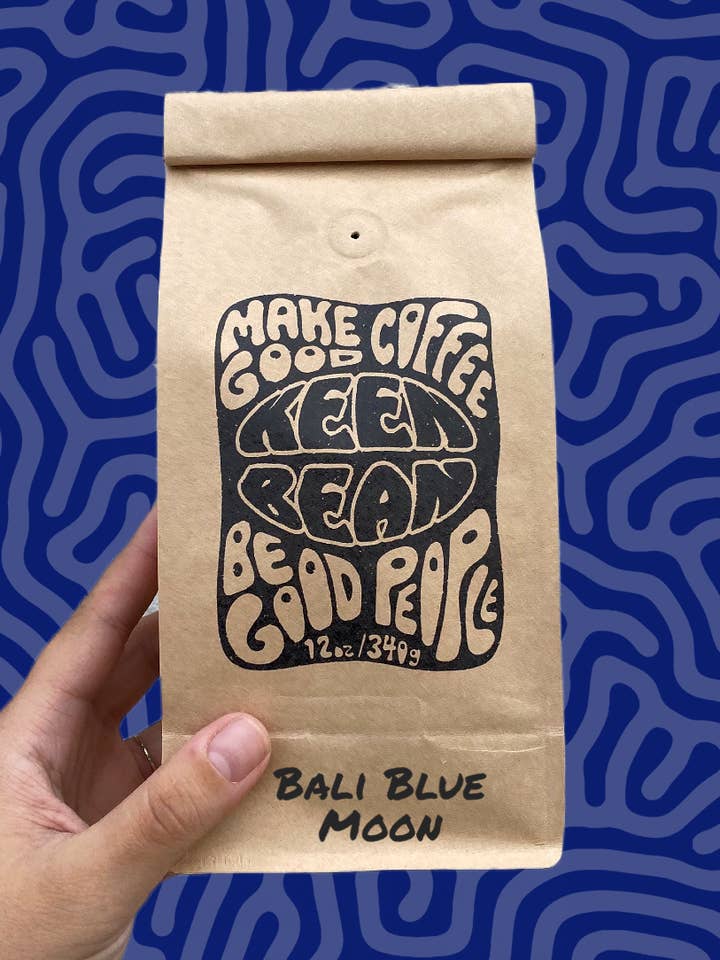 Biologische Blue Moon op Bali voor wholesale door KeenBean Coffee Roasters LLC