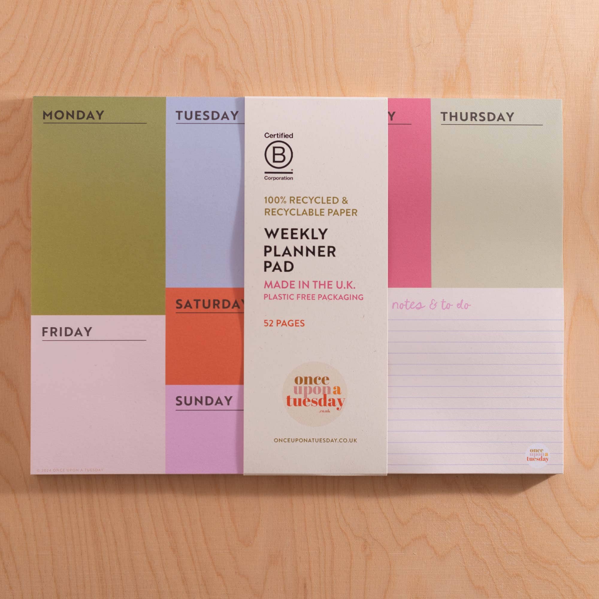 Good Tuesday (Once Upon a Tuesday) – wholesale Planner – A4 Weekly Planner Pad | Block My Life5