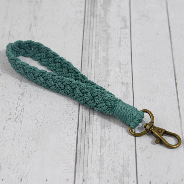 SoapElenGlen - Wholesale Keychain - Women's - Boho Macrame Keychain, Braided Macrame Wristlet12