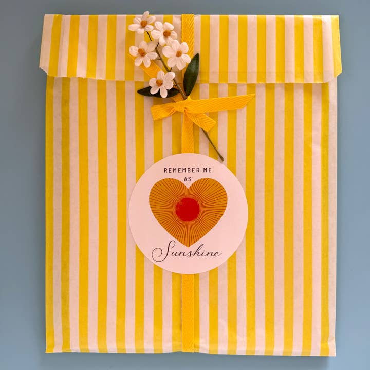 Remember Me As Sunshine keepsake book gift wrap set for wholesale by Remember Me As Sunshine
