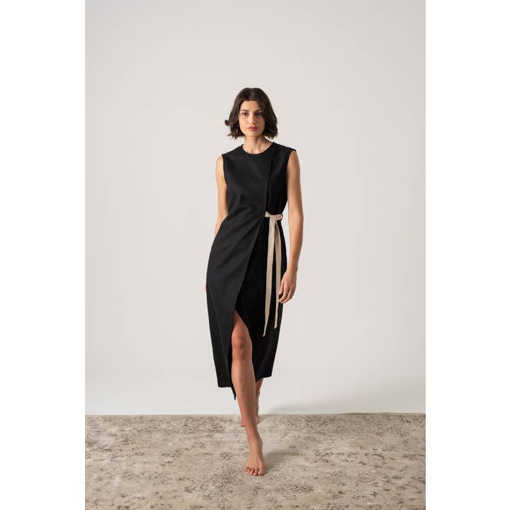 Aurore Midi Dress Black and other Purchase Wholesale black ties. Free Returns & Net 60 Terms on Faire trending on Faire.