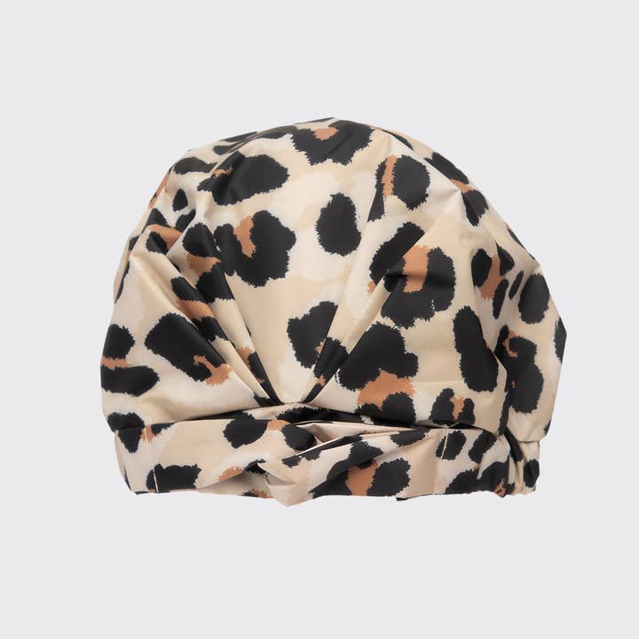 KITSCH - Wholesale Showercap - Luxury Shower Cap - Leopard