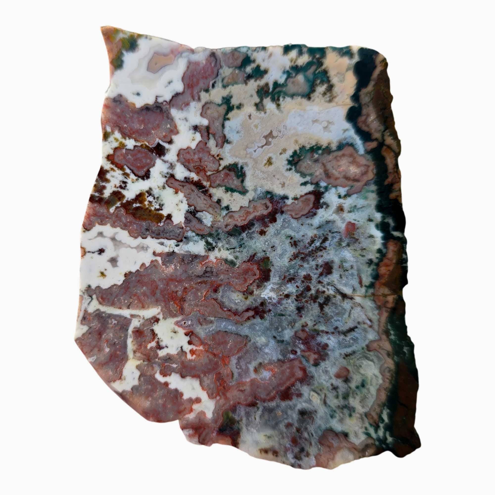 Lapidary Central - Wholesale Spiritual Stone/Crystal - Apple Valley Agate Slab - Purple Pseudomorphic - Sahara Desert1