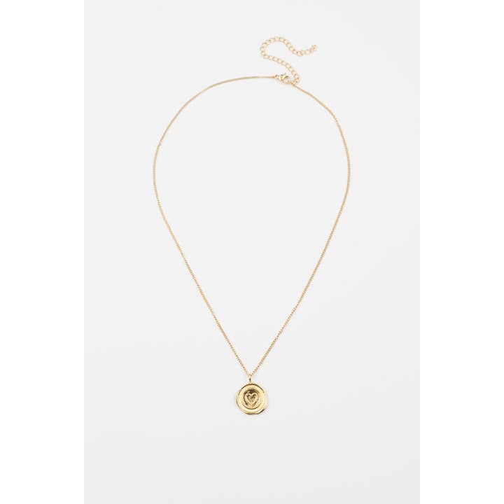 Brenda Grands Jewelry - Wholesale Pendant/Charm Necklace - Sealed with Love Medallion - Heart