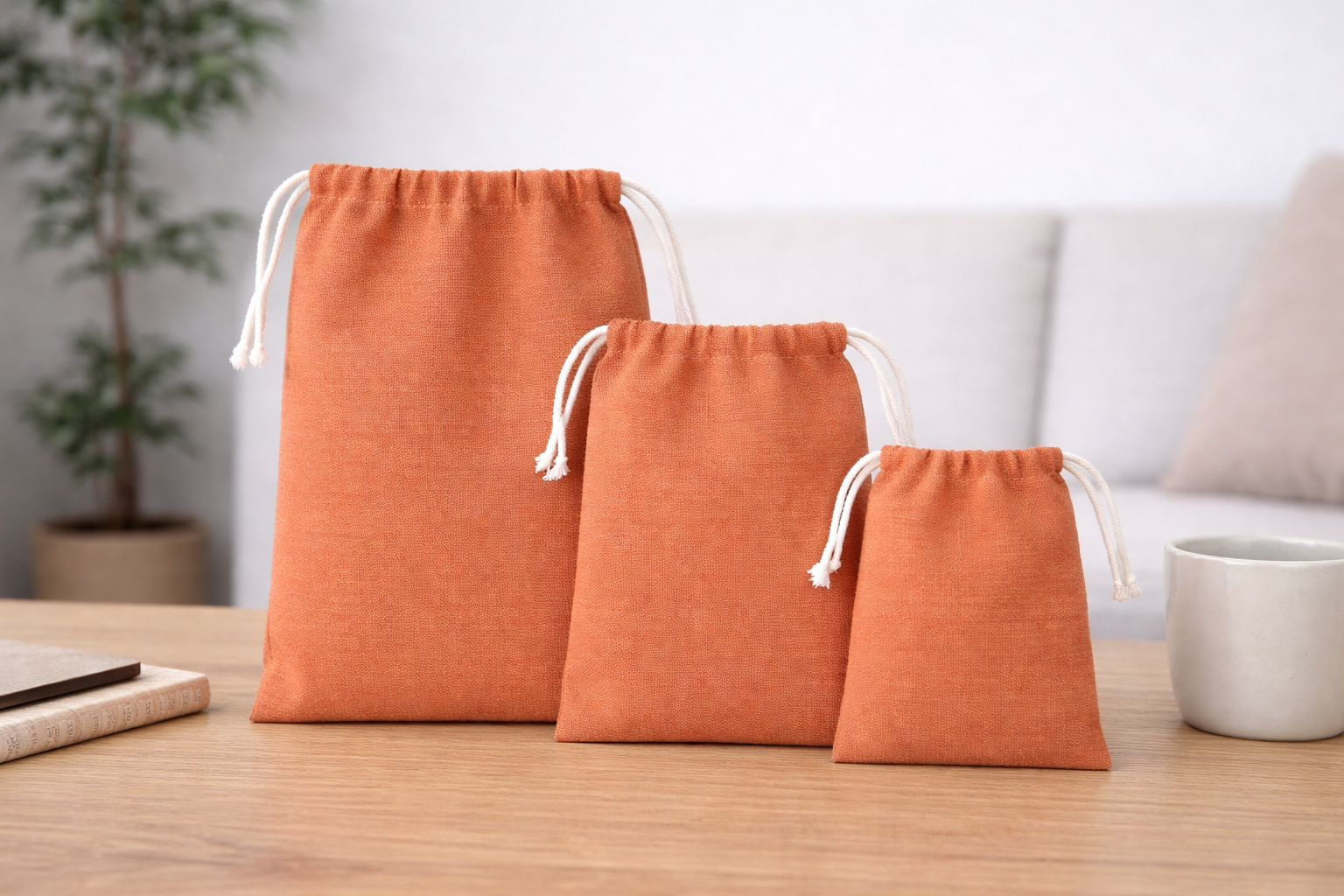 House of Kraft - Wholesale Gift Bag - Canvas Coloured Drawstring Pouch | Gift Bags | Canvas Bags13