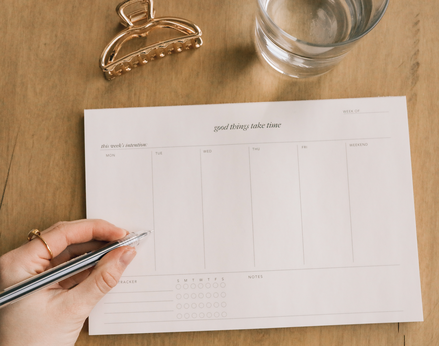 Strawberry Goose - Wholesale Notepad - Weekly Notepad6