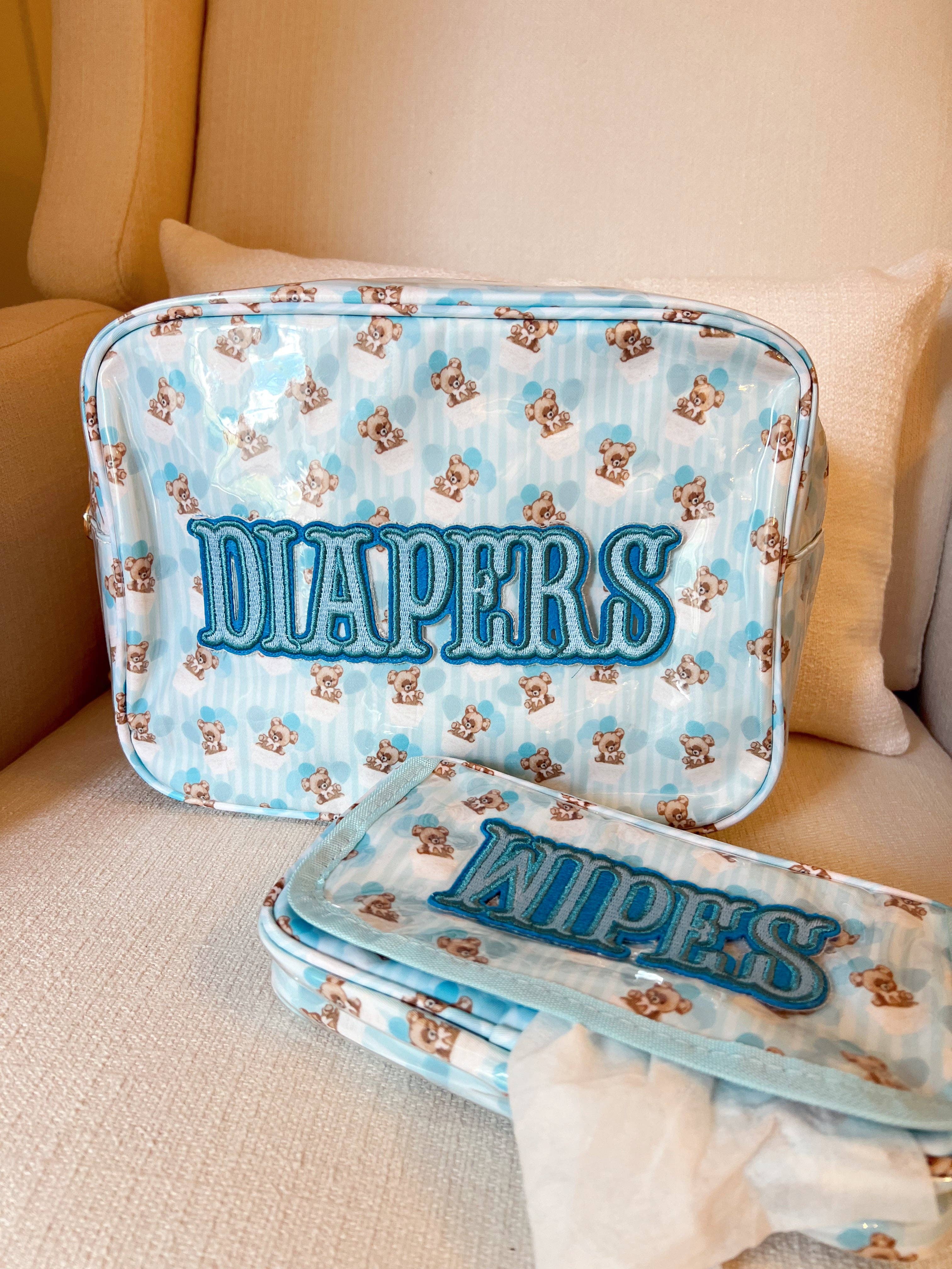 KENZKUSTOMZ - Wholesale Diaper Caddy - Baby - Diapers XL - Clear Coat Bag13