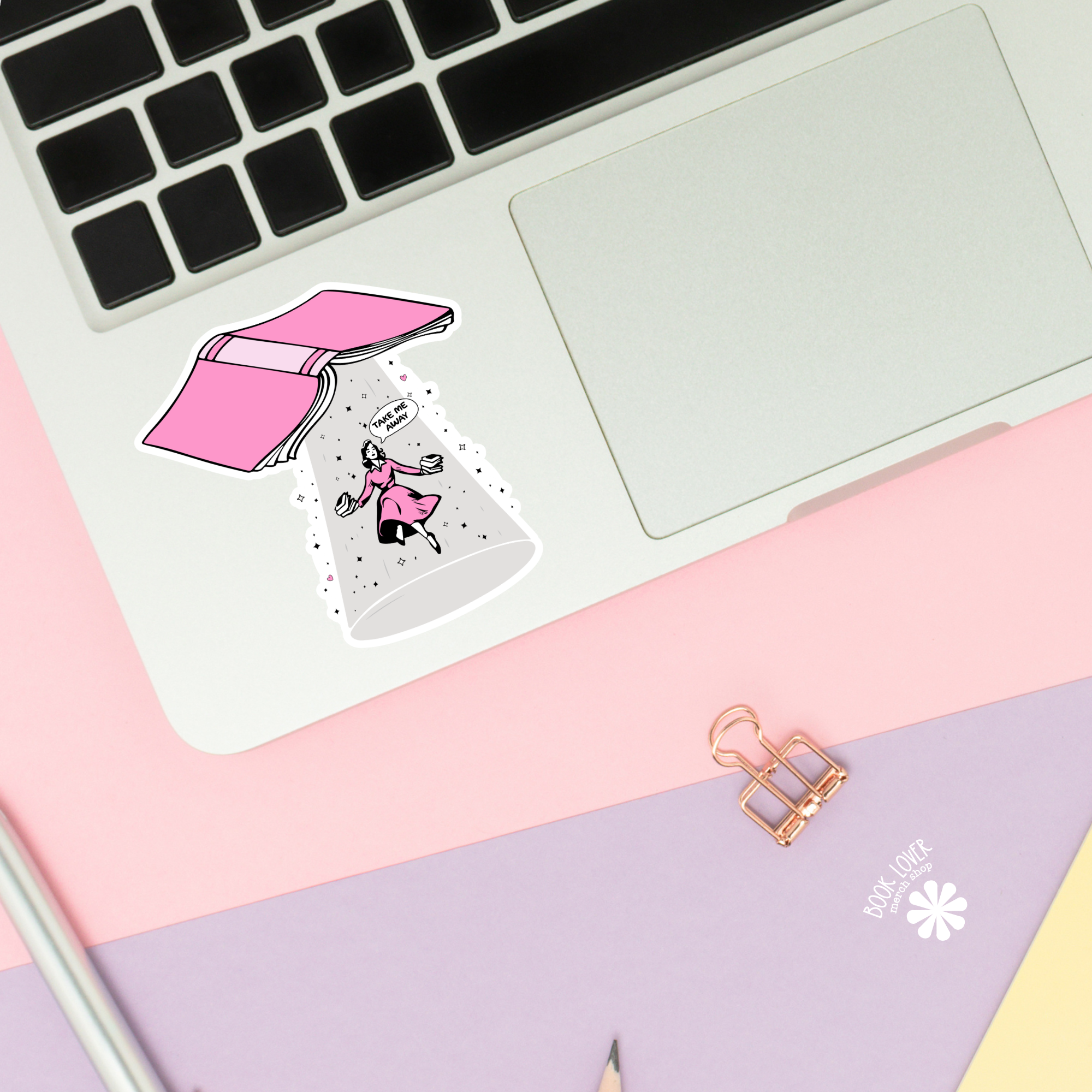 Book Lover Merch Shop - Wholesale Sticker - Take Me Away Stickers / Bookish Stickers / Book Lover Gift1