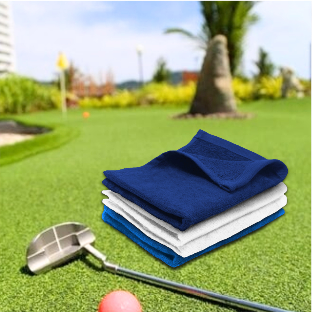 Pro Towels - Wholesale Sports Towel - Velour Fingertip Golf Towel: 100% Cotton Terry Velour5