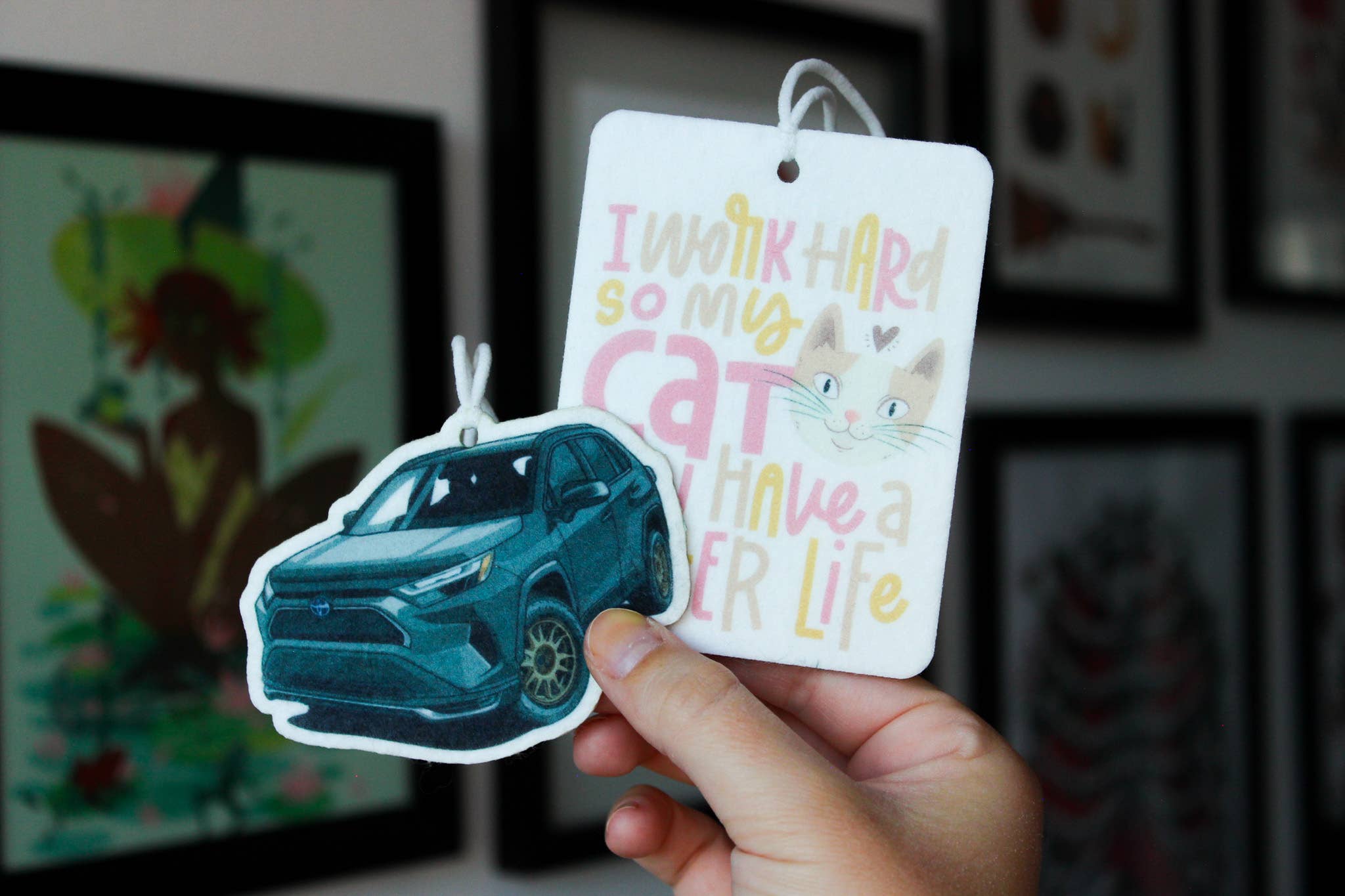 Betina C Koche - Wholesale Car Freshener - Unisex - Custom Air Freshener | Unscented | Your Own Text or Image5