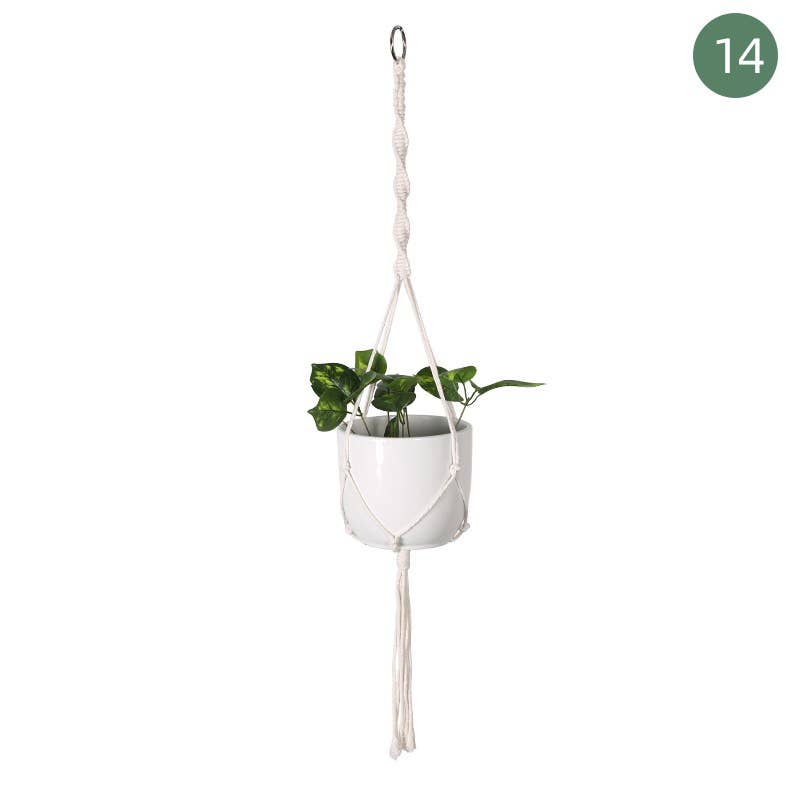 Homerely (We Cover All Import Duties) - Wholesale Hanging Planter - Handmade Macrame Plant Hangers (Plants and pots excluded)13