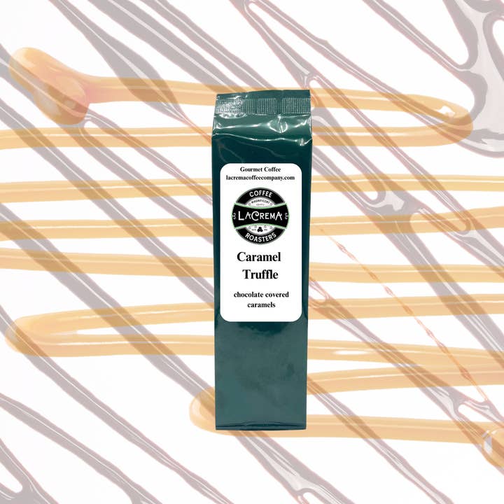 La Crema Coffee Company - Wholesale Ground Coffee - Caramel Truffle Perfect Pot 1.5 oz