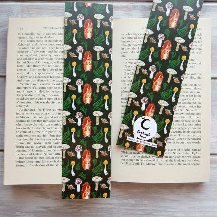 Wild Woods Woodland Animals and Plants Bookmark for wholesale by Crabapple Moon