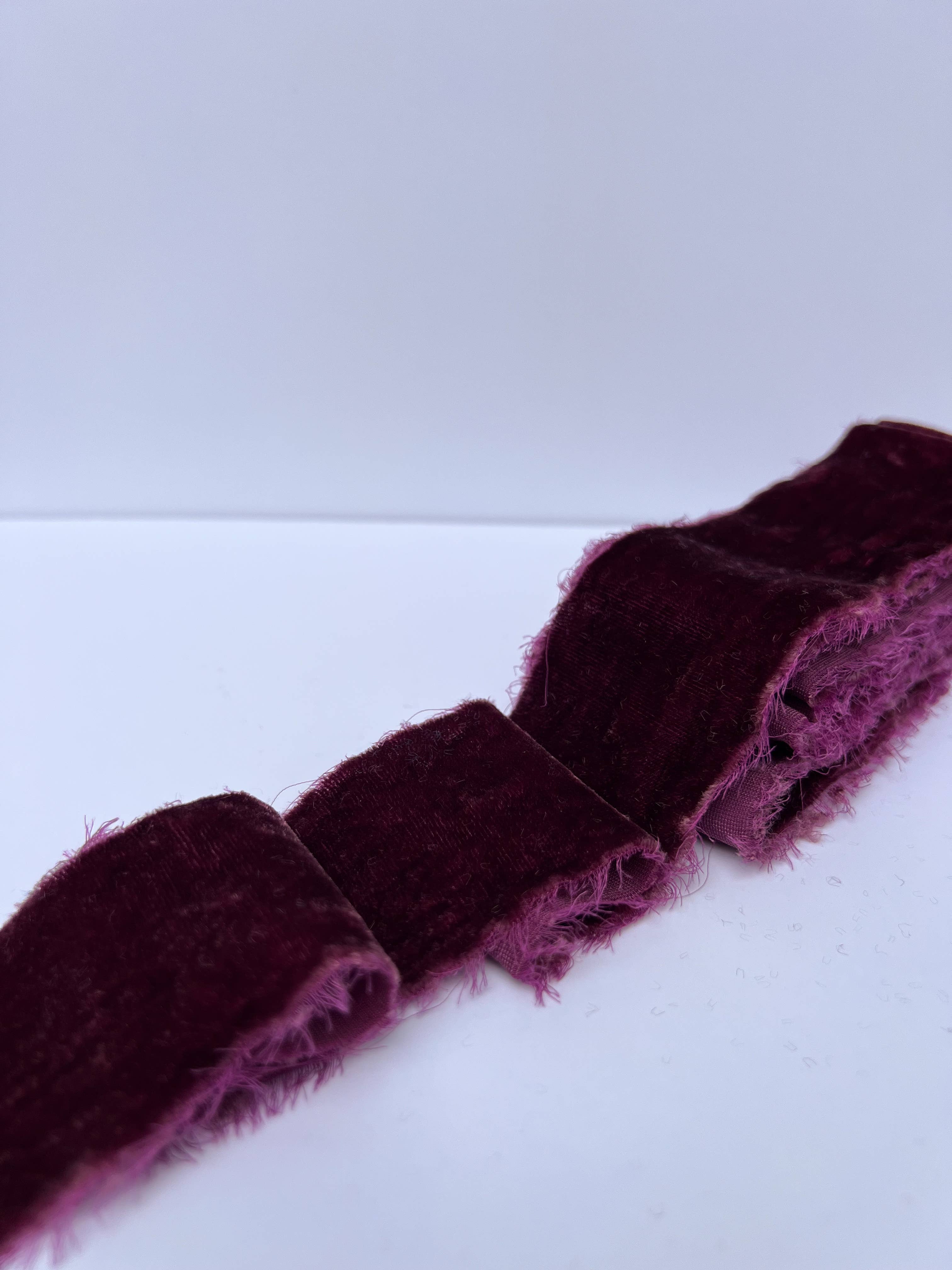 Trim & Twine - Wholesale Ribbon - Gift Wrapping - Bulk 2" Raw Edge Velvet Ribbon - 33 Colors17