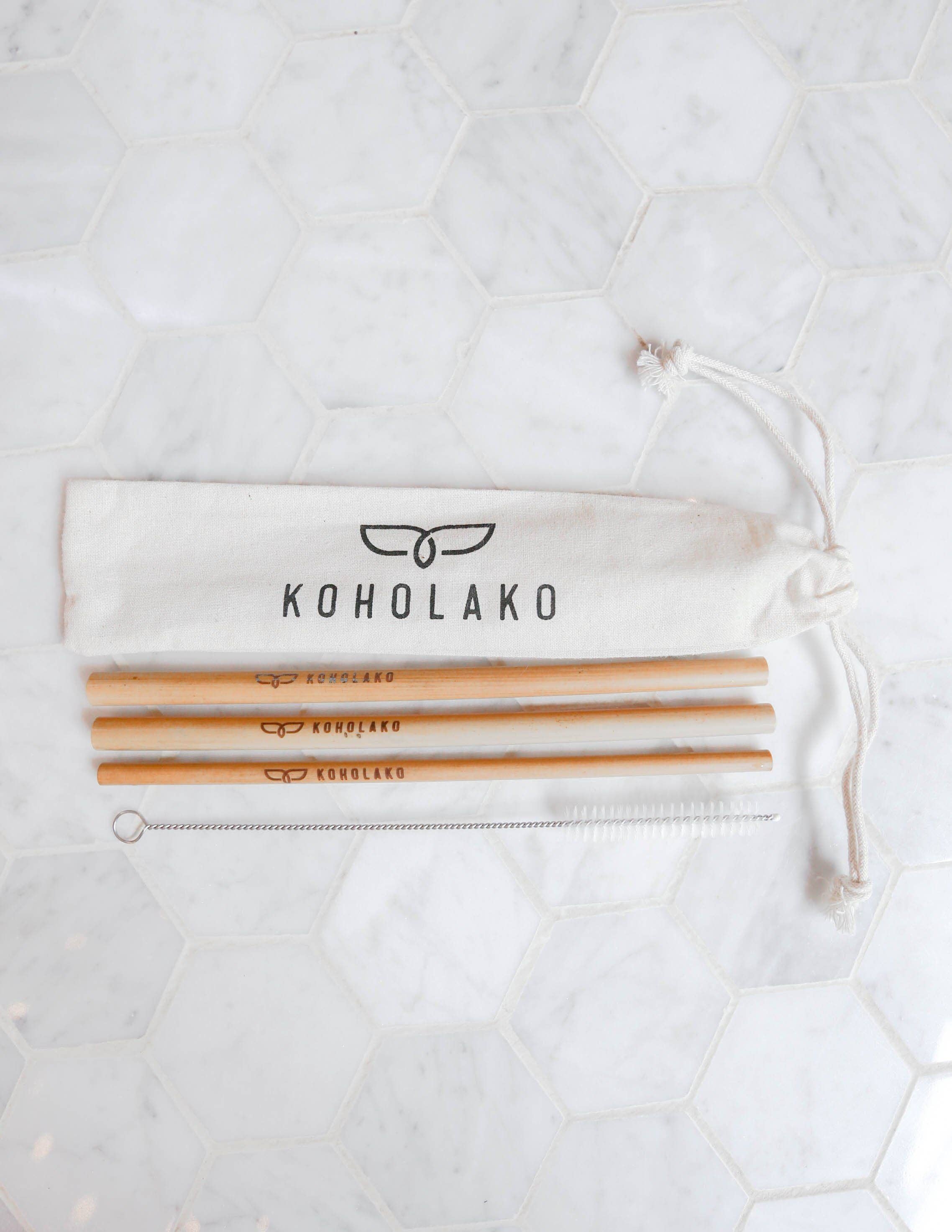 Koholako - Wholesale Drinking Straw - Bamboo Straw 4-Pack2