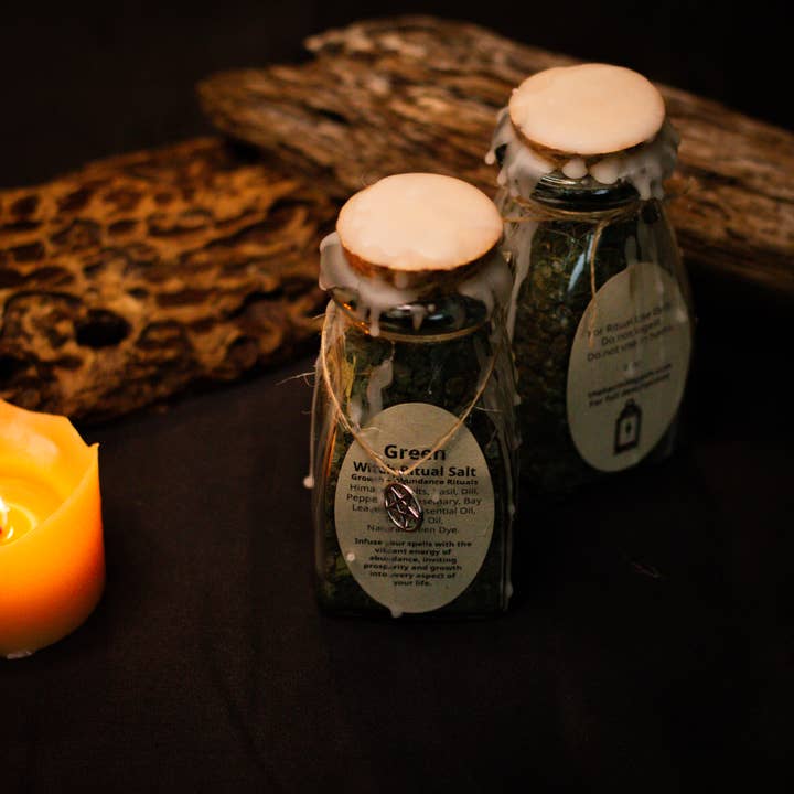 Green Ritual Salt for wholesale by The Hermit's Path