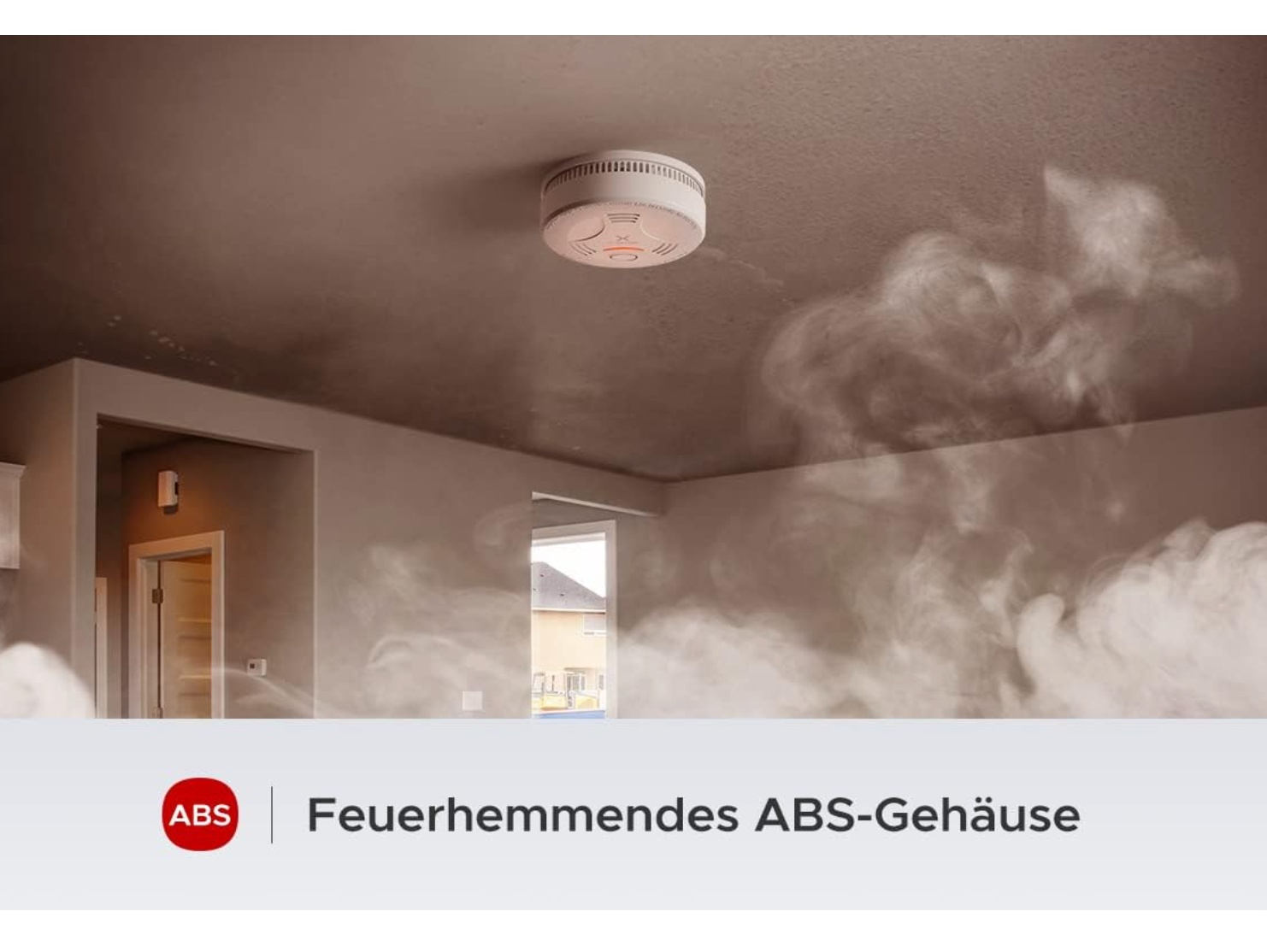 GS Brandschutz - Vendita all'ingrosso  - Rilevatore di fumo X-Sense SD11 con batteria da 10 anni, allarme antincendio TÜV certificato, funzione silenziosa e autotest3