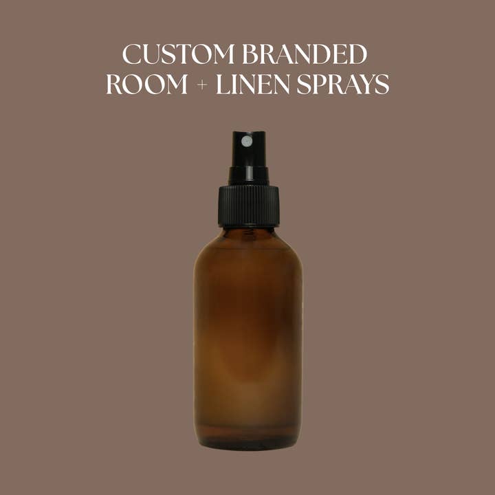 Custom Branded Room + Linen Spray Mist - 4 oz. for wholesale by gold + ivy