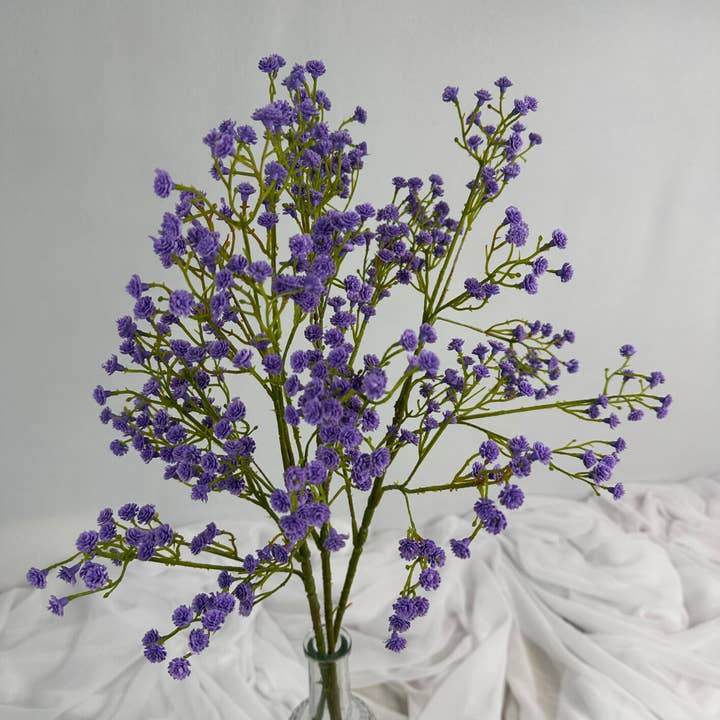 Realistic Artificial Flowers - Wholesale Artificial flowers - Baby's Breath Lavender (Gypsophila) - Realistic Artificial Flowers4