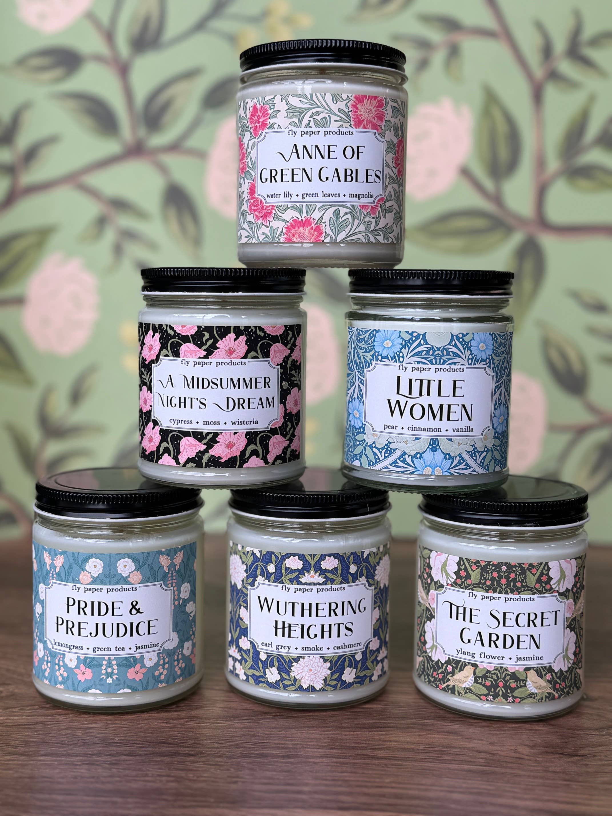 Fly Paper Products - Vendita all'ingrosso Candela in vasetto - Candela da 9oz Collezione Classica William Morris Piccole Donne3