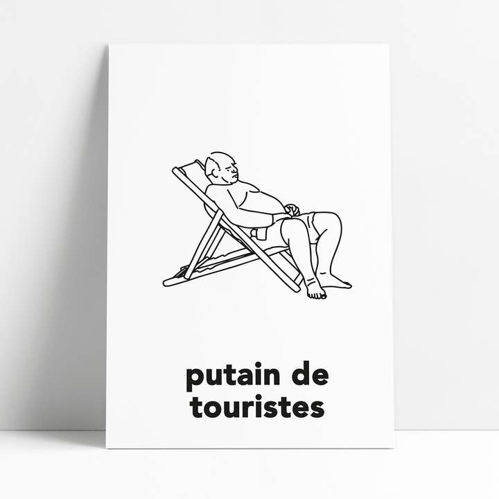 Carte - Putain de touristes pour la vente par Onditputain