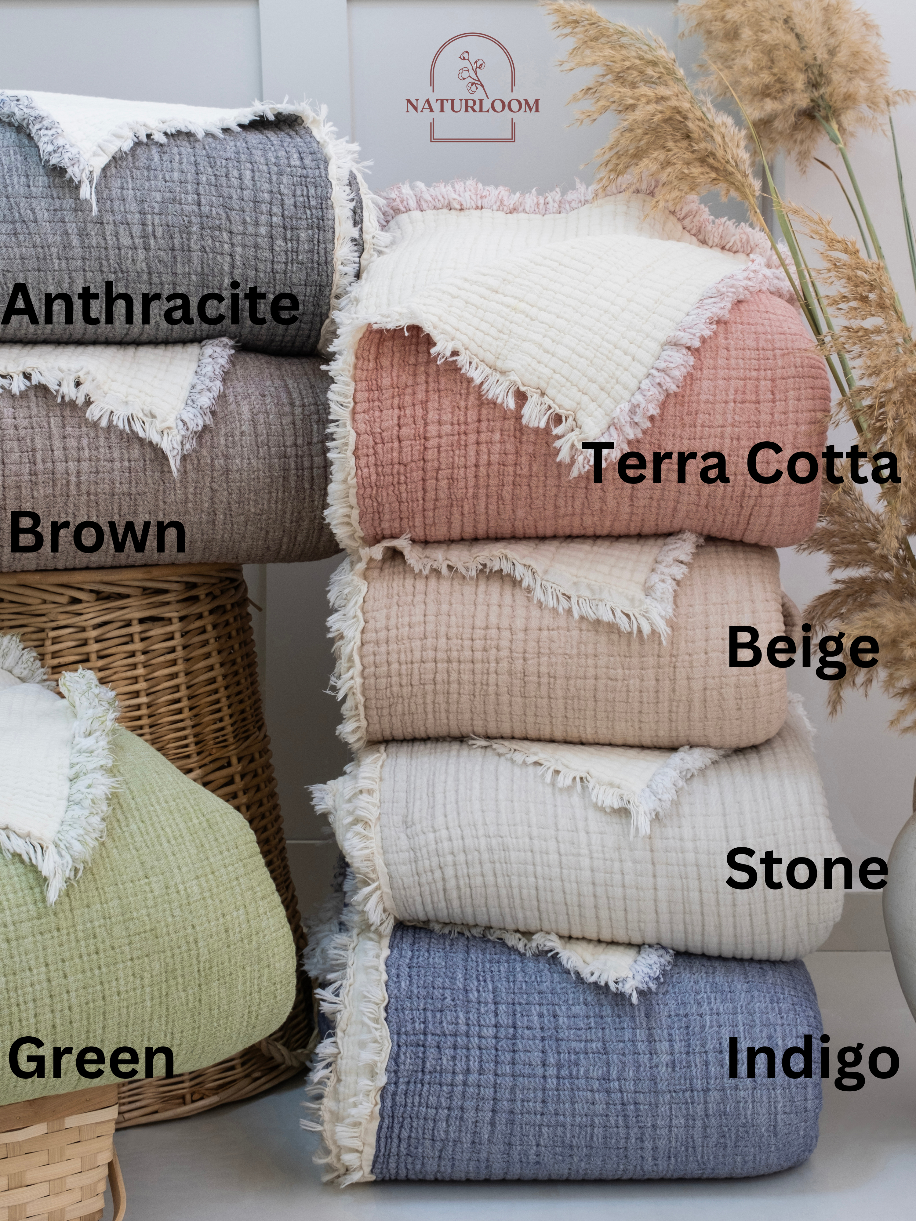 Naturloom - Wholesale Quilt - 6 Layer Organic GOTS Certified Muslin Quilt - Natural Comfort, Breathable & Cozy Year Round19