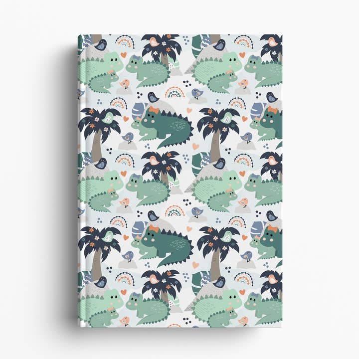 Krokodille Indbundet Linjeret Notesbog - A4 eller A5 for engroshandel hos The Really Cute Stuff Company