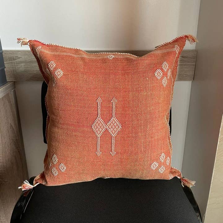 marrakeshop - Wholesale Throw Pillow Cover - Premium Square Cactus Silk Pillow Cover