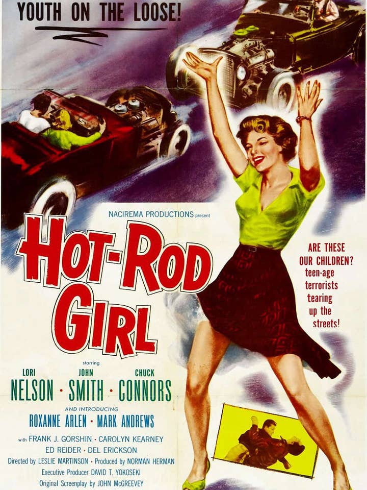 Hot Rod Girl (1958) Vintage Filmplakat for engroshandel hos Keep Calm Collection