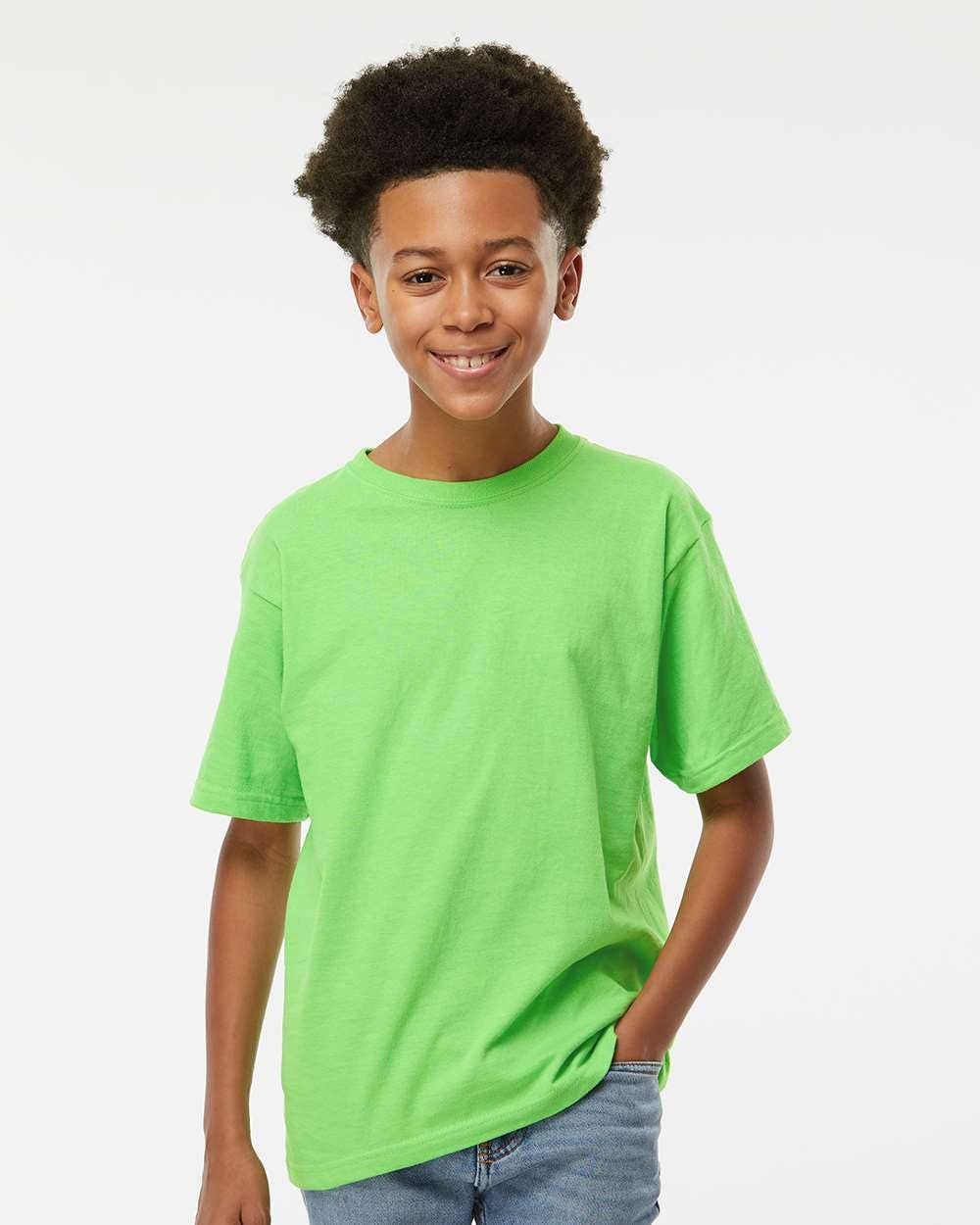 MYES BULK APPAREL - Wholesale T-Shirt - Kids - Kids Gold Soft Touch Tee – Lightweight & Durable Fit46