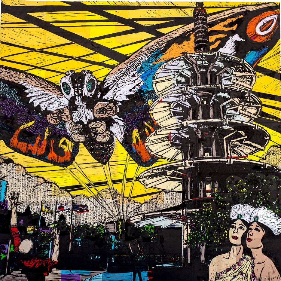 3 Fish Studios – wholesale Konsttryck – Mothra Digitaltryck0