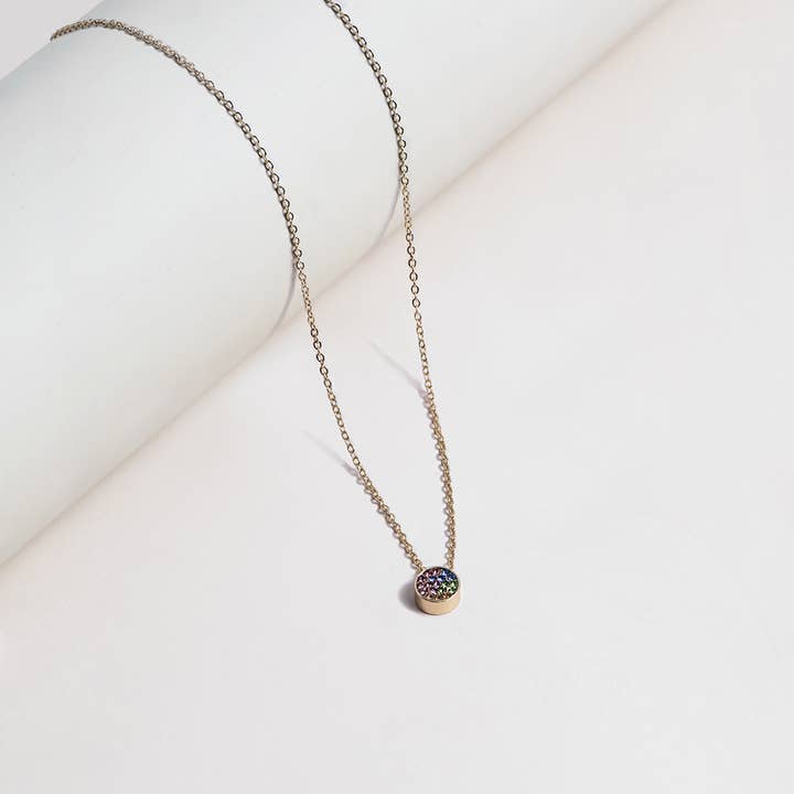 Regenboog kristallen hanger ketting voor wholesale door Super Amazing