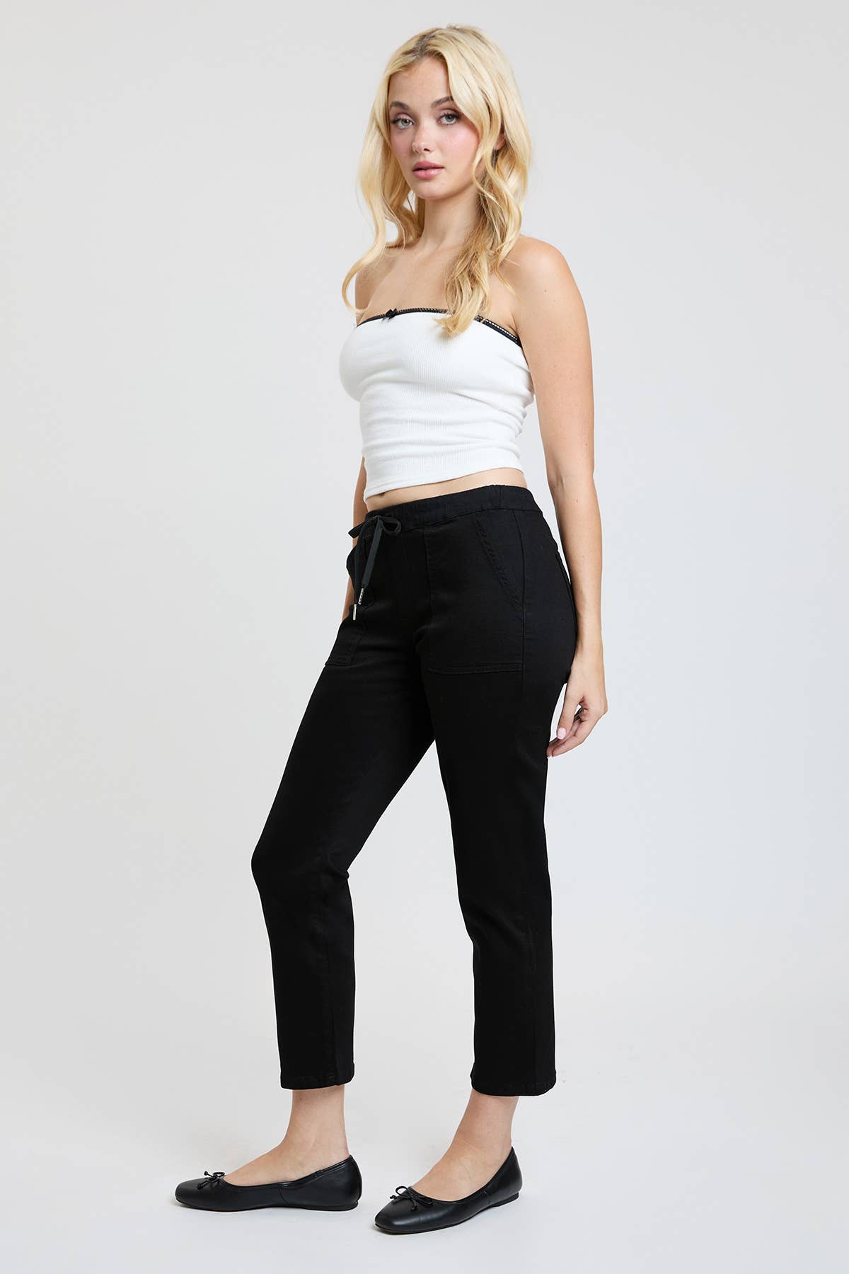 YMI - Wholesale Lounge Sweatpants/Joggers - Women's - High Rise Pull On Straight Leg Jogger- P05260719