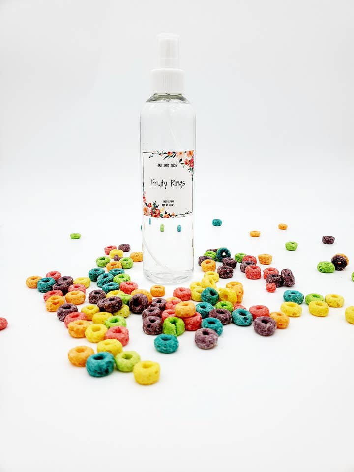 Fruit Loops Scented Body Mist and Perfume Spray | Fruit Loops Body Spray | Cereal Scented Mist | Cereal Spray | Teen Body Spray | Teen Gift for wholesale by Butterfly Bliss