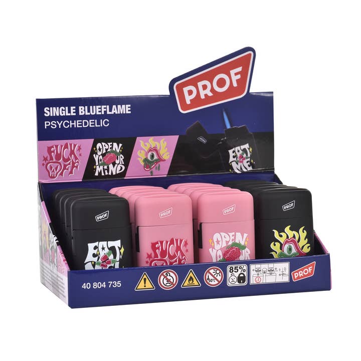 PROF - Wholesale Lighter - PROF PSYCHEDELIC JETFLAME DL-20 CAPSULE0