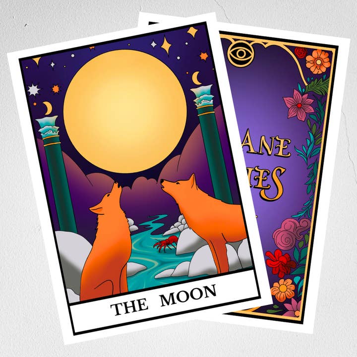 Arcane Wishes - Wholesale Everyday Greeting Card - The Moon Greeting Card1
