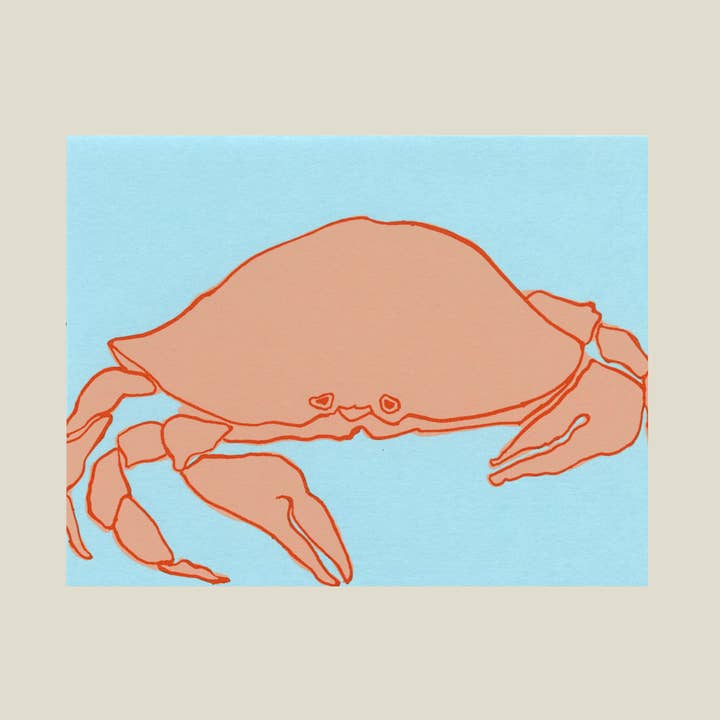 Crab card for wholesale by Kinaloon