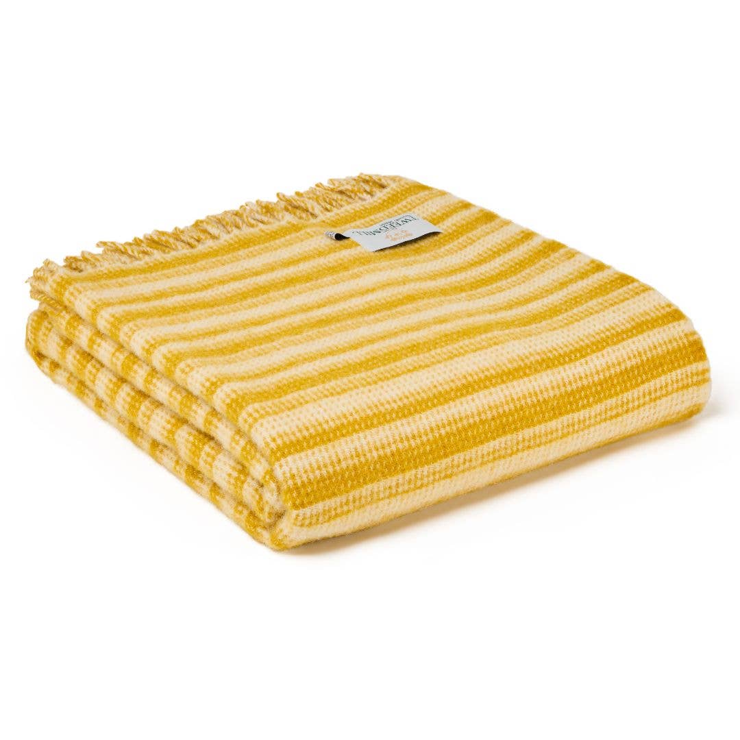 Tweedmill Textiles – wholesale Throw blanket – Aber Stripe Pure New Wool Throw  7