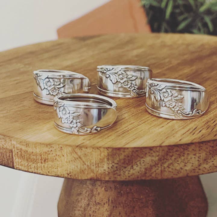 Spoon Jewelry By Emily - Wholesale Cocktail/Statement Ring - Queen Bess Vintage Spoon Ring3