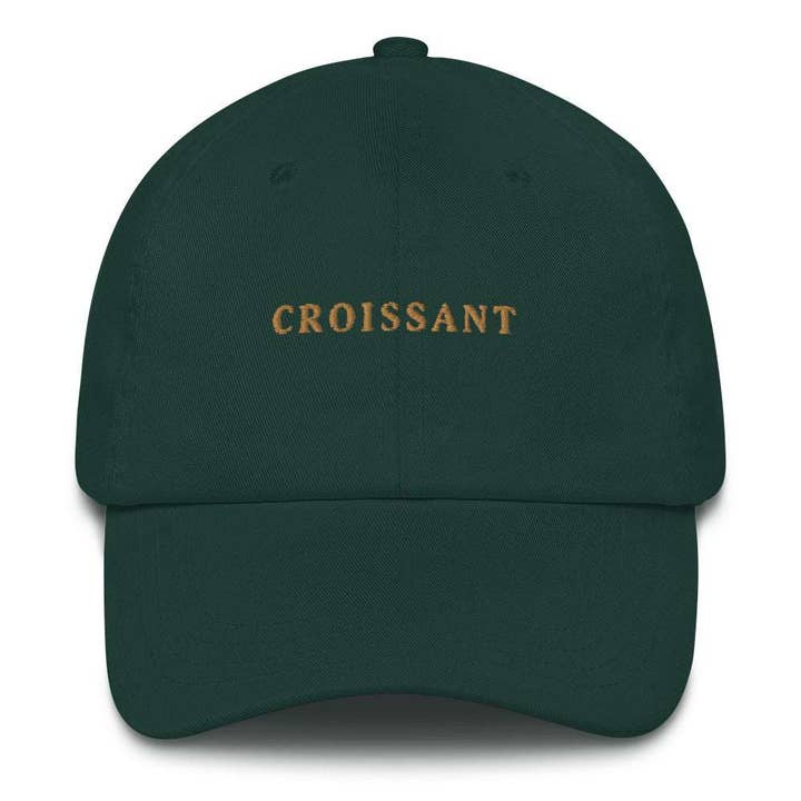 The Refined Spirit - Wholesale Baseball Cap - Unisex - Croissant - Embroidered Cap2