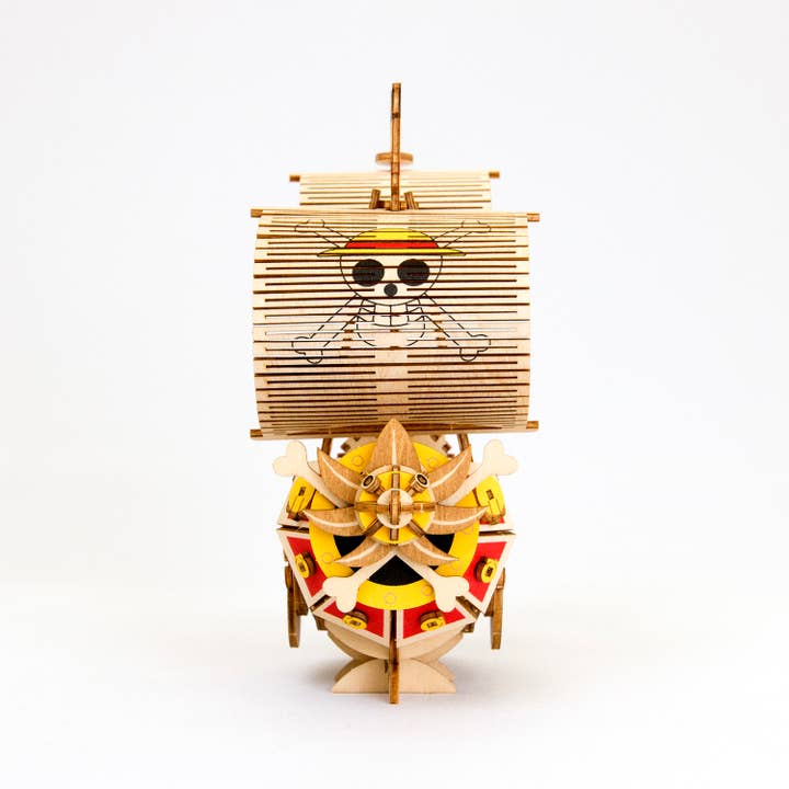 Magnote - Wholesale DIY Craft Kit - wa-gu-mi One Piece Thousand Sunny Ship Model Wooden 3D Puzzl8