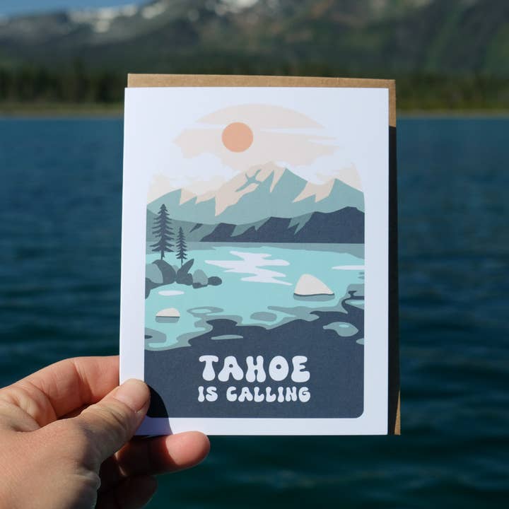 Tahoe Is Calling Blank Card for wholesale by Evi Studio