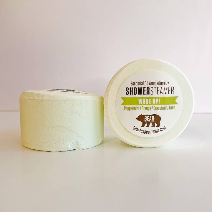 Wake Up Douche-stomer voor wholesale door Bear Soap Company