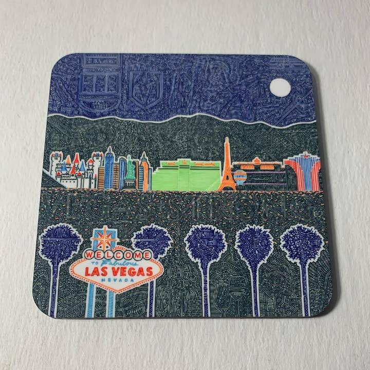 Coasters - Vegas for wholesale by Viz Art Ink