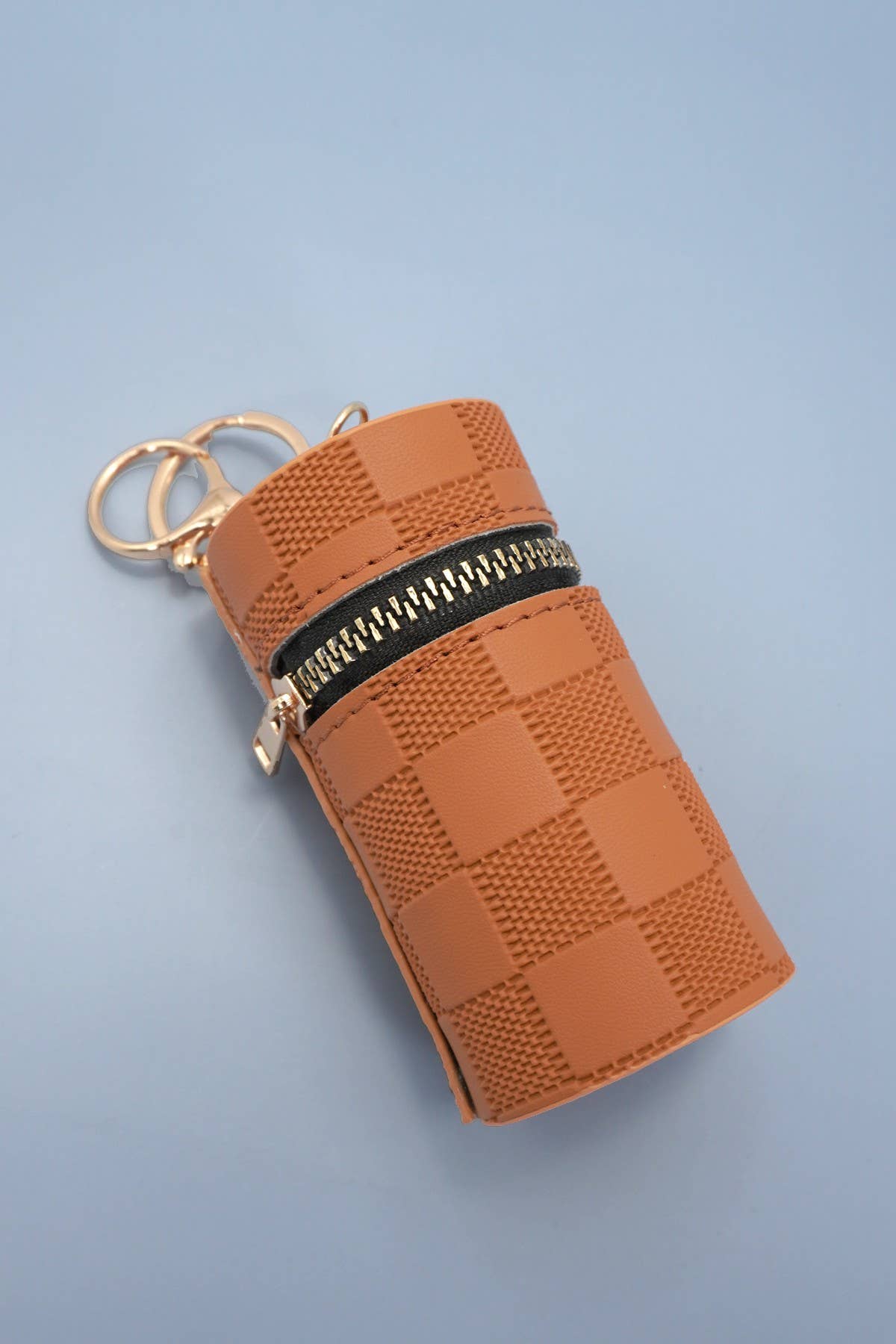 JOSSLYN by wall to wall - Vente Porte-clés – femme - Porte-clés tendance en cuir vegan en forme de sac rond lèvres | 40KC1360