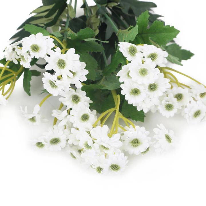 Closer2Nature – Großhandel Künstliche Blumen – Künstliche weiße Gänseblümchen-Pflanze, 32 cm1