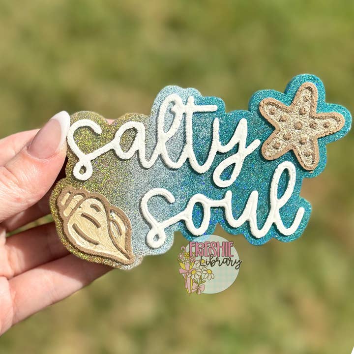 Zilte Ziel Strand Autoverfrisser voor wholesale door The Freshie Library