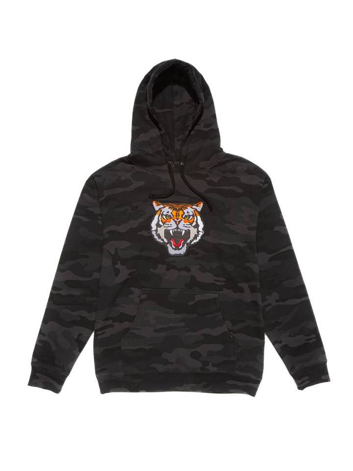 (SPECIAL ORDER ONLY) SAVAGE BEAST LIMITED EDITION HEAVYWEIGHT HOODIE; BLACK CAMO for wholesale by SOUNDOFF