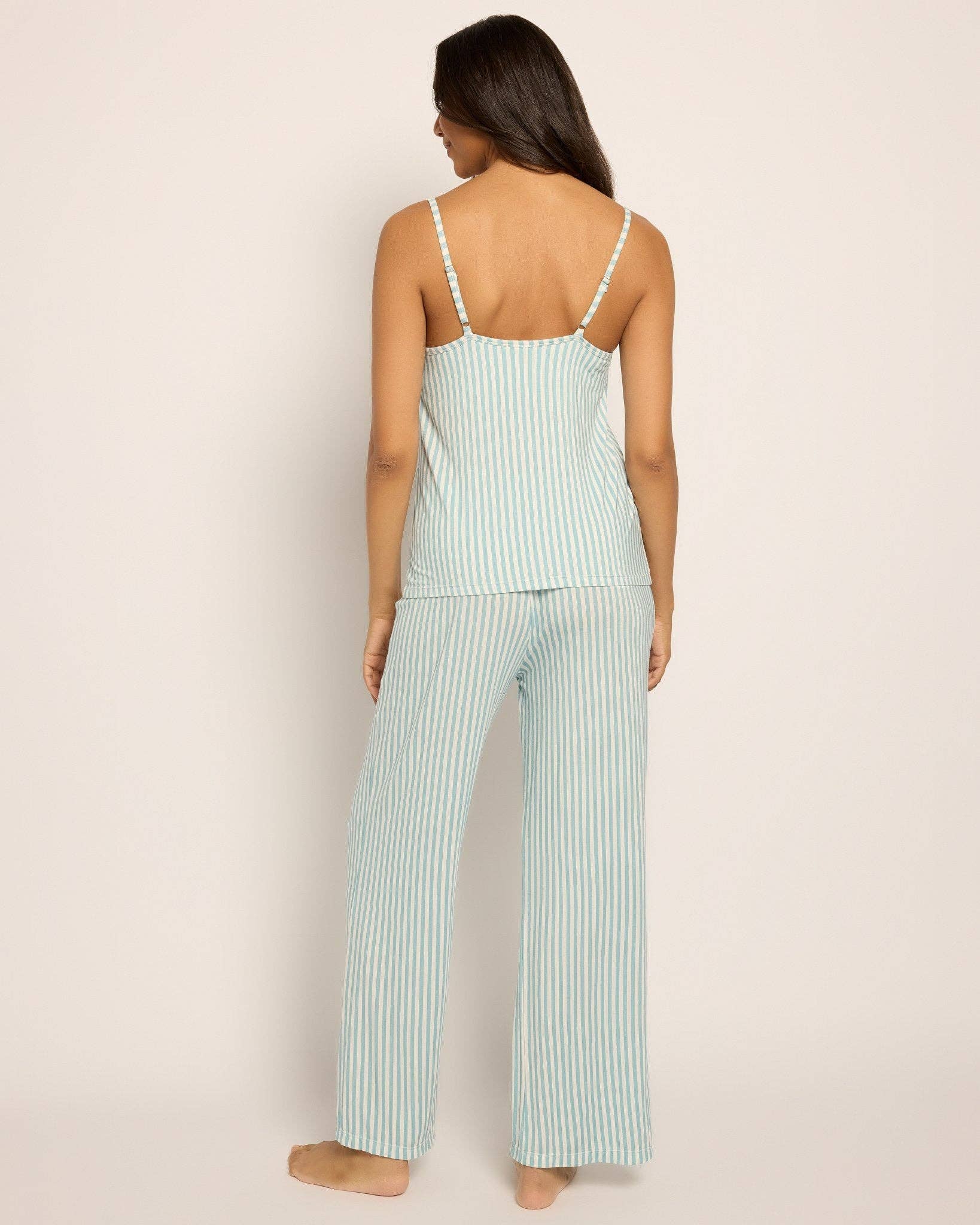 Dusty Blue Shooting Stars Pajama Set for wholesale on Faire1