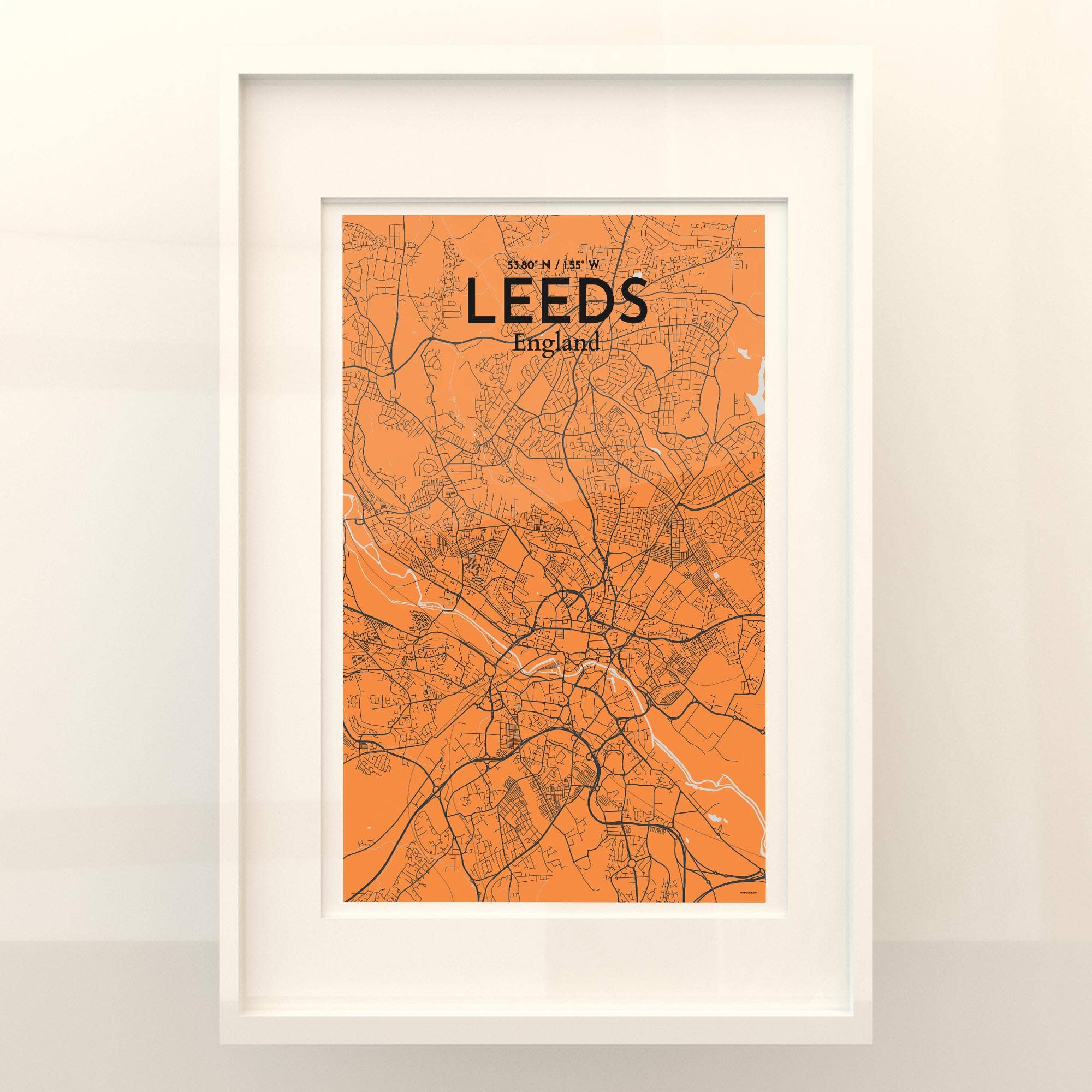 OurPoster.com – wholesale Poster – Leeds karta affisch41